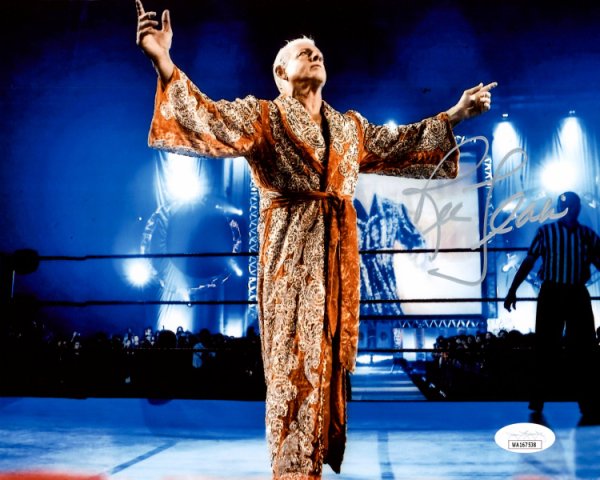 Ric Flair Autographed 8X10 Photo Wwe JSA
