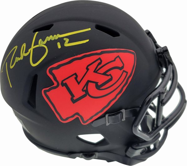 Rich Gannon Autographed Signed Kansas City Chiefs Eclipse Black Speed Mini Helmet Beckett Beckett 