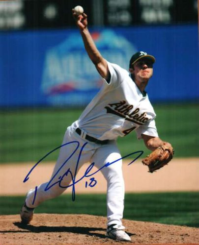 Rich Harden Autographed Signed 8X10 Oakland A's Photo - Autographs