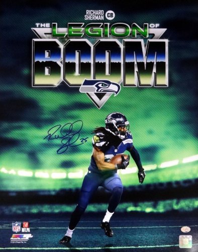 Richard Sherman Autographed Signed 16X20 Photo Seattle Seahawks Legion Of Boom Rs Holo #85974 