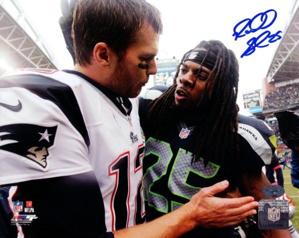 Richard Sherman Autographed Signed 8X10 Photo Seattle Seahawks Rs Holo #89539 
