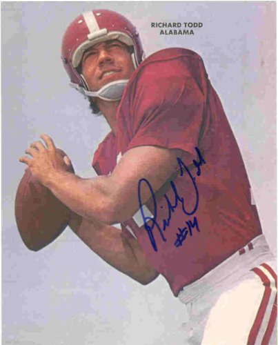 Richard Todd Autographed Signed 8X10 Alabama Crimson Tide Photo - Autographs
