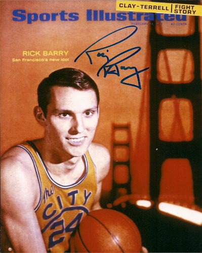 Rick Barry HOF 1987 & NBA Top 50 Signed San Francisco Warriors Custom  Jersey (JSA COA)