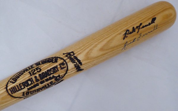 Rick Ferrell Autographed Louisville Slugger Bat Boston Red Sox JSA