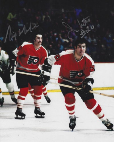 Rick Macleish Autographed Signed & Joe Watson 8X10 Philadelphia Flyers Photo - Autographs