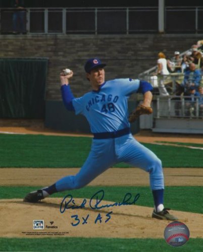 Rick Reuschel Autographed Signed "3X As" 8X10 Chicago Cubs Photo - Autographs