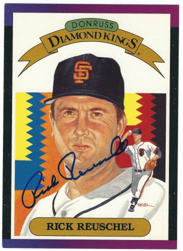 Rick Reuschel Autographed Signed 5X7 1989 Donruss Diamond King - Autographs