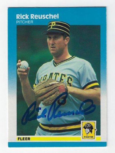 Rick Reuschel Autographed Signed Pittsburgh Pirates 1987 Fleer Card - Autographs