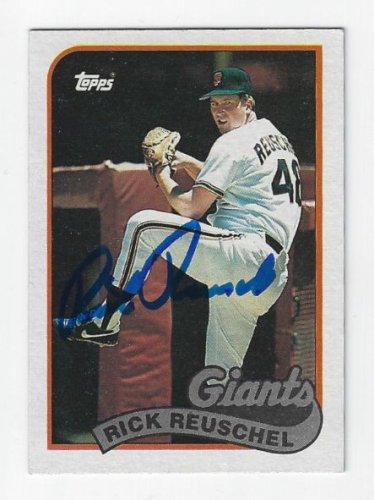 Rick Reuschel Autographed Signed San Francisco Giants 1989 Topps Card - Autographs