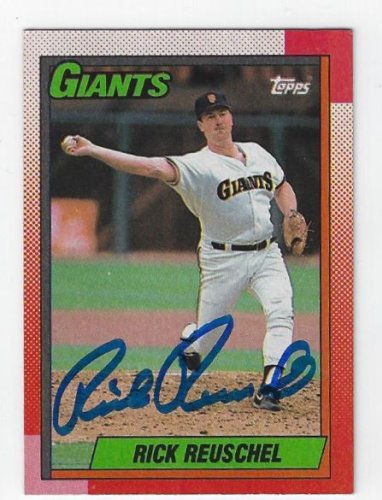 Rick Reuschel Autographed Signed San Francisco Giants 1990 Topps Card - Autographs