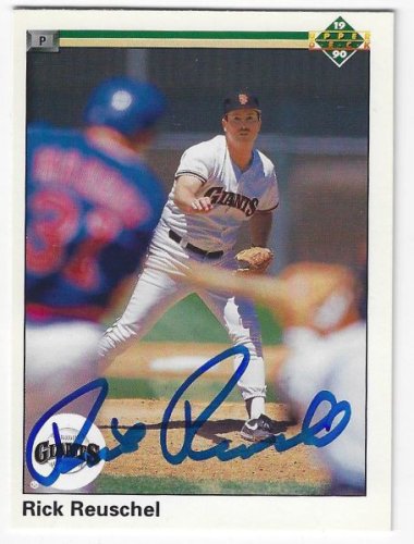 Rick Reuschel Autographed Signed San Francisco Giants 1990 UDA Card - Autographs