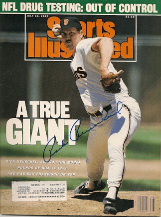 Rick Reuschel Autographed Signed Sports Illustrated - Autographs