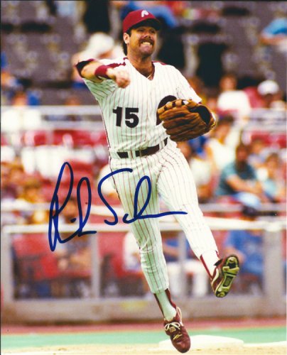 Rick Schu Autographed Signed 8X10 Philadelphia Phillies Photo - Autographs
