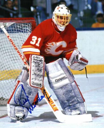 Rick Wamsley Autographed Signed Calgary Flames Photo - Autographs
