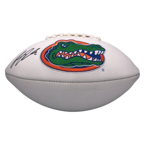 Ricky Pearsall Autographed Florida Gators White Panel Football - Beckett