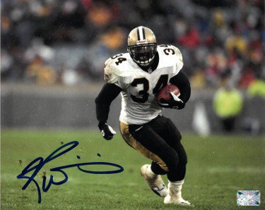 Ricky Williams signed New Orleans Saints 8x10 Photo- Williams Player Hologram