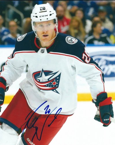Riley Nash Autographed Signed 8X10 Columbus Blue Jackets Photo - Autographs