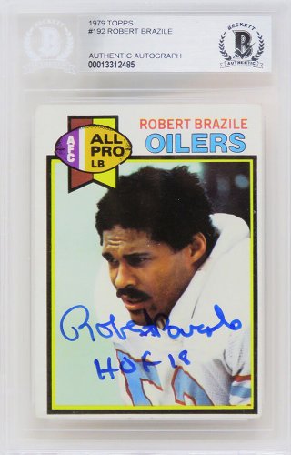 Up To 25% Off on Robert Brazile Signed Blue Th