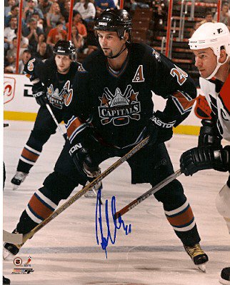 Robert Lang Autographed Signed Washington Capitals Photo. - Autographs