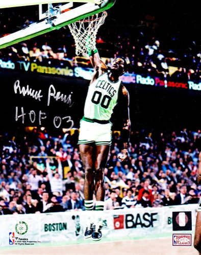 Robert Parish Autographed Signed Boston Celtics Dunk 8x10 Photo w/HOF'03 