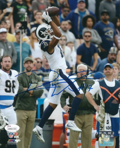 Robert Woods Autographed Signed 8X10 Los Angeles Rams Photo JSA - Autographs