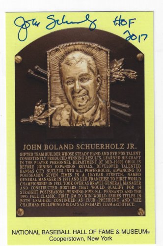 Robin Roberts Autographed Signed Hall Of Fame Gold Plaque Postcard - Autographs