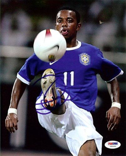 Robinho De Souza Autographed Signed 8X10 Photo Brazil PSA/DNA 