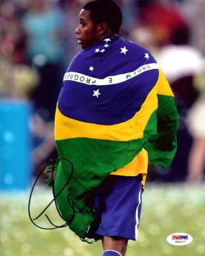 Robinho De Souza Autographed Signed 8X10 Photo Brazil PSA/DNA 