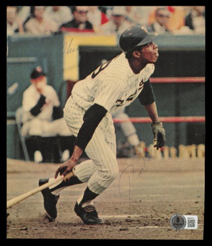 Rod Carew & Tony Oliva Autographed Signed 7.5X9 Magazine Page Photo Minnesota Twins Vintage Signature Beckett Beckett Qr #Bm37515 