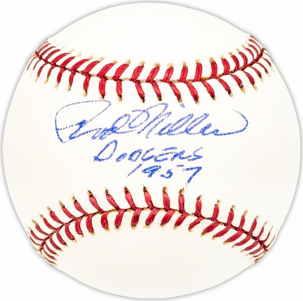 Rod Miller Autographed Signed Official Nl Baseball Brooklyn Dodgers "Dodgers 1957" Beckett Beckett Qr #Bm25330 