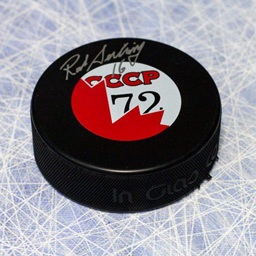 Rod Seiling Autographed Signed 1972 Summit Series Canada CCCP Hockey Puck