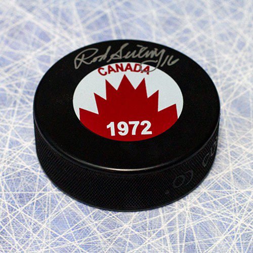 Rod Seiling Team Canada Autographed Signed 1972 Summit Series Hockey Puck