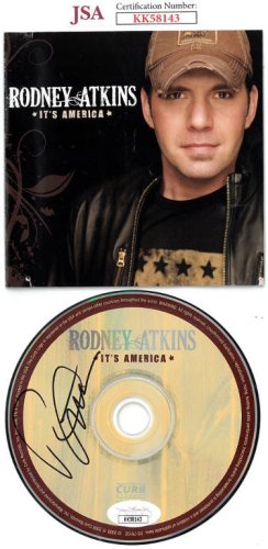Rodney Atkins Autographed Signed 2009 It's America Album CD w/ Booklet & Case- JSA #KK58143 