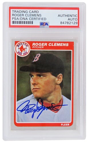 Roger Clemens Signed 1985 Topps #181 RC (JSA COA)