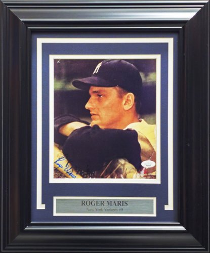 Roger Maris Autographed Signed Framed 8X10 Photo New York Yankees JSA 