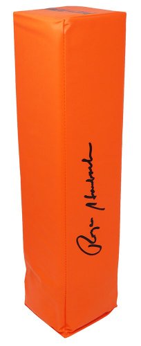 Roger Staubach Autographed Signed Orange Endzone Football Pylon 