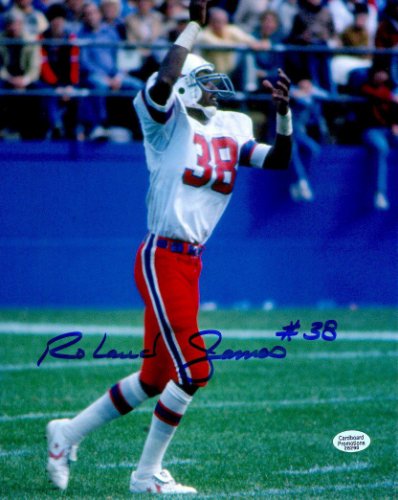 Roland James Autographed Signed 8X10 New England Patriots Photo - Autographs