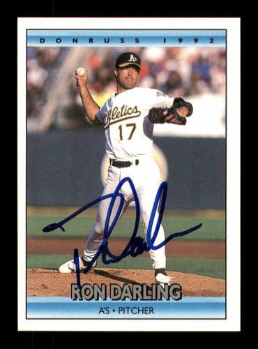 Ron Darling Autographed 1992 Donruss Card #723 Oakland A's #184582