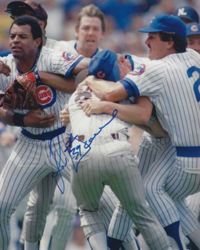 Ron Davis Autographed Signed 8X10 Chicago Cubs Photo - Autographs