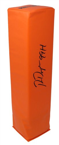 Ron Dayne Autographed Signed Orange Endzone Pylon w/99H 