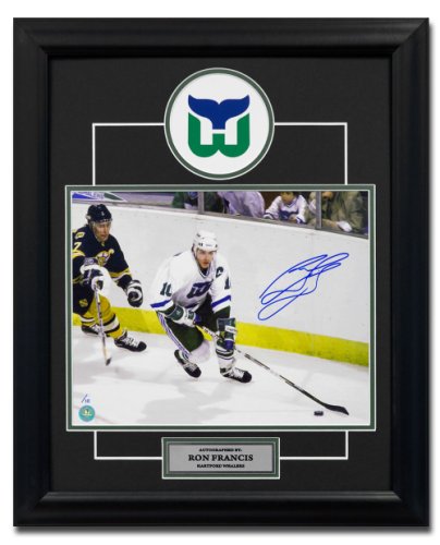 Ron Francis Hartford Whalers Autographed Signed Hockey 20x24 Frame LE/10
