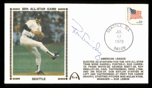 Ron Guidry Autographed Signed 1979 First Day Cover New York Yankees #222330 