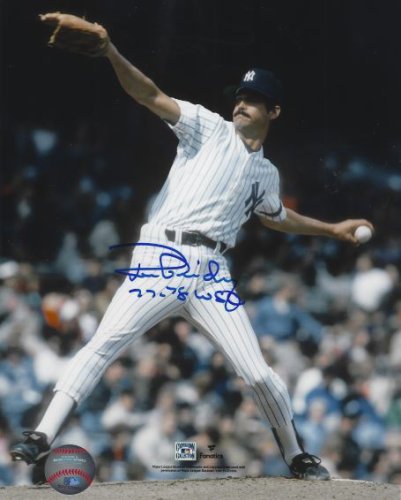 Ron Guidry Autographed Signed "77, 78 Wsc" New York Yankees 8X10 Photo - Autographs 