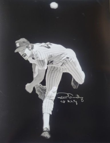 Ron Guidry Autographed Signed "78 Al Cy" New York Yankees 16X20 Photo - Autographs 