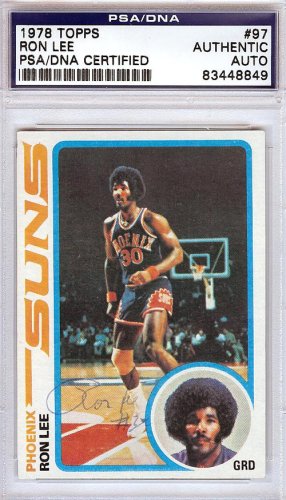 Ron Lee Autographed 1978 Topps Card #97 Phoenix Suns PSA/DNA