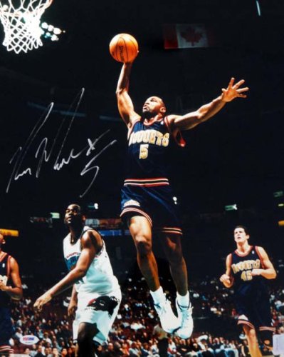 Ron Mercer Autographed Signed 16X20 Photo Denver Nuggets PSA/DNA 