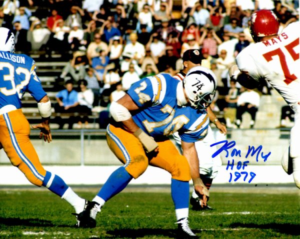 Ron Mix Autographed Signed 8X10 San Diego Chargers Photo - Autographs