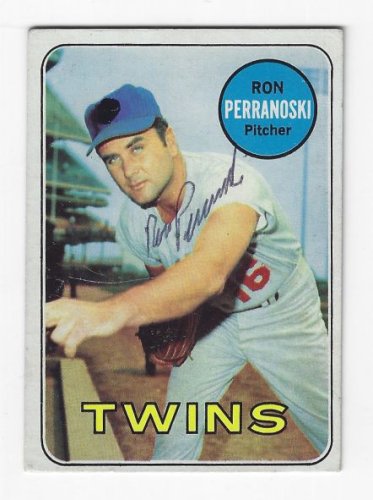 Ron Perranoski Autographed Signed Minnesota Twins 1969 Topps Card - Autographs