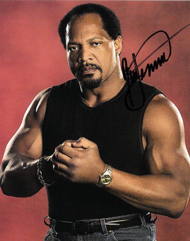 Ron Simmons Autographed Signed WWE Wrestling 8x10 Photo imperfect 
