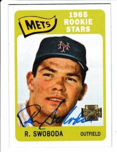 Ron Swoboda Autographed Signed 2001 Topps Archive Card - Autographs
